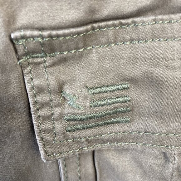Hyper Denim Drop Crotch Pants Mens XXL Slim Cargo Jogger Tapered Green HD108 NWT - Picture 7 of 12